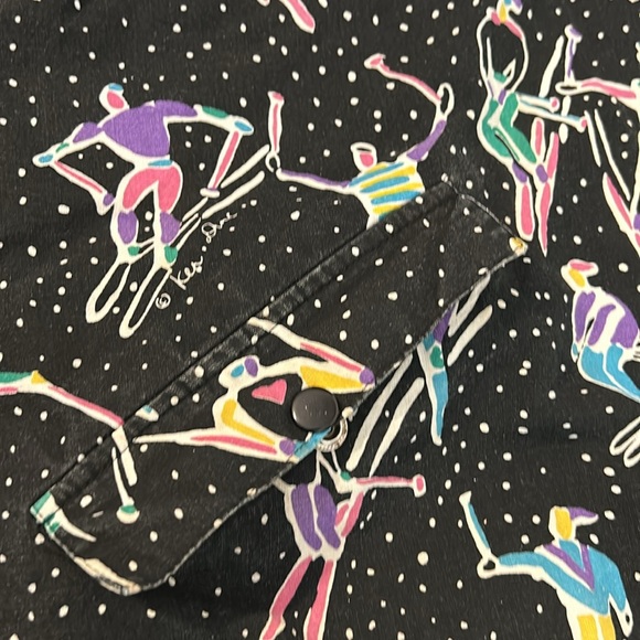 Art to Wear by Ken Done Jacket Ski print vintage - Picture 12 of 16